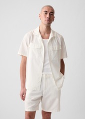 Gap Linen-Cotton Utility Shirt