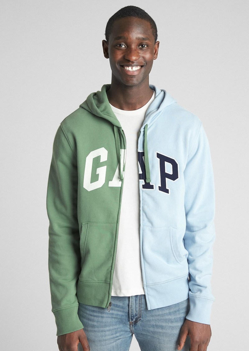 gap logo remix hoodie