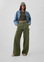 Gap Low Rise Cargo Baggy Khakis