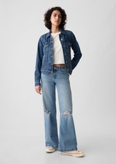 Gap Low Rise Stride Wide-Leg Jeans