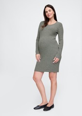 Gap Maternity CashSoft Rib Midi Sweater Dress