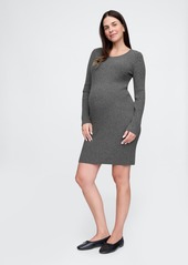 Gap Maternity CashSoft Rib Midi Sweater Dress