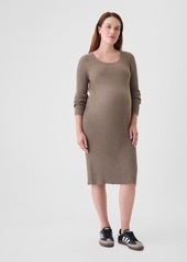 Gap Maternity CashSoft Rib Midi Sweater Dress