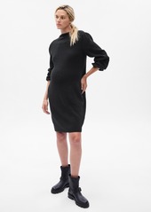 Gap Maternity CashSoft Turtleneck Mini Sweater Dress