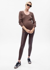 Gap Maternity Vegan Leather Leggings