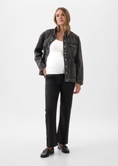 Gap Maternity Full Panel Twill Khakis