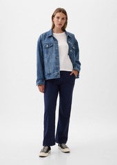 Gap Maternity Full Panel Twill Khakis