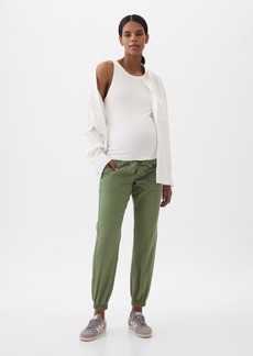 Gap Maternity Full Panel Utility Joggers