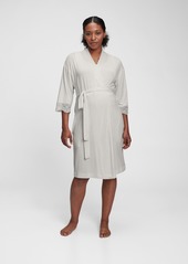 Gap Maternity Lace Trim Robe in Modal