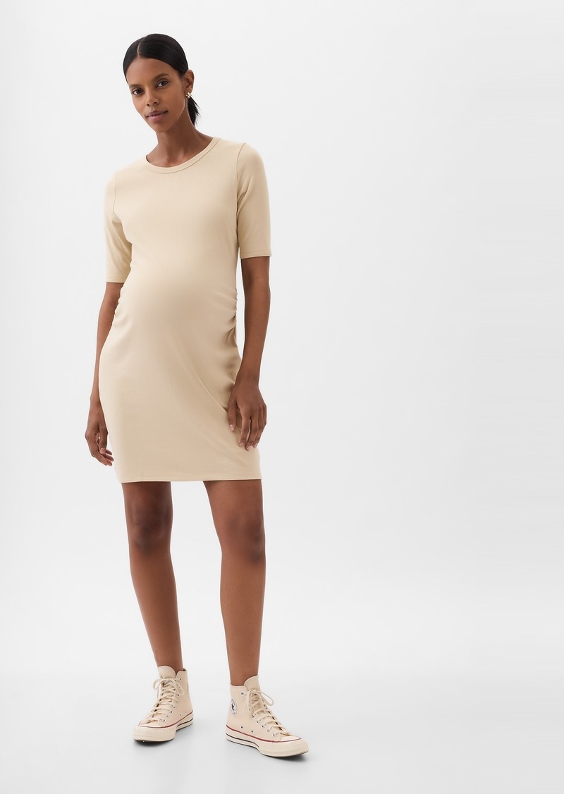 Gap Maternity Modern Mini T-Shirt Dress