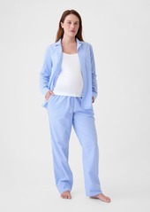 Gap Maternity Poplin PJ Set