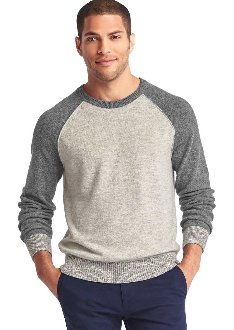 Gap Merino wool blend colorblock baseball sweater | Sweaters - Shop It ...