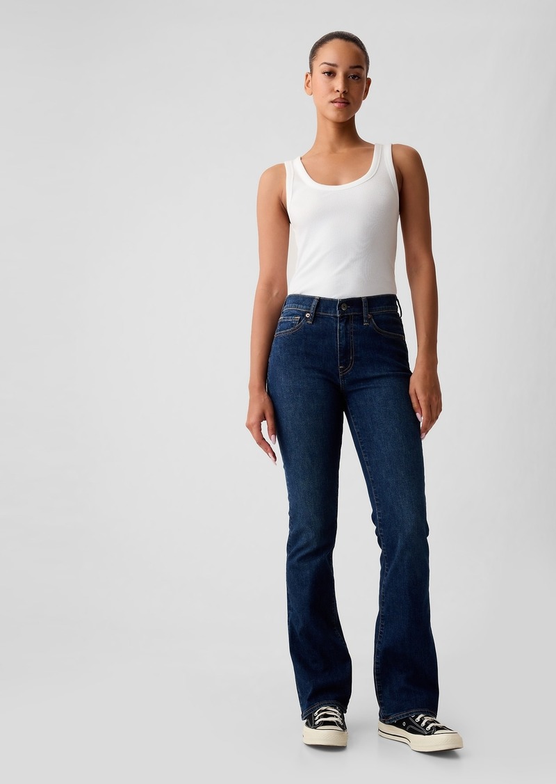 Gap Mid Rise Baby Boot Jeans