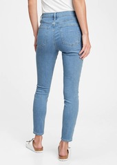Gap Mid Rise True Skinny Jeans With Washwell&#153