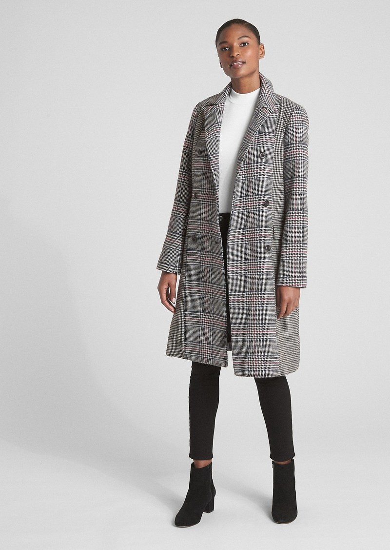 gap checked coat