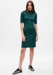 Gap Mockneck Rib Midi Dress