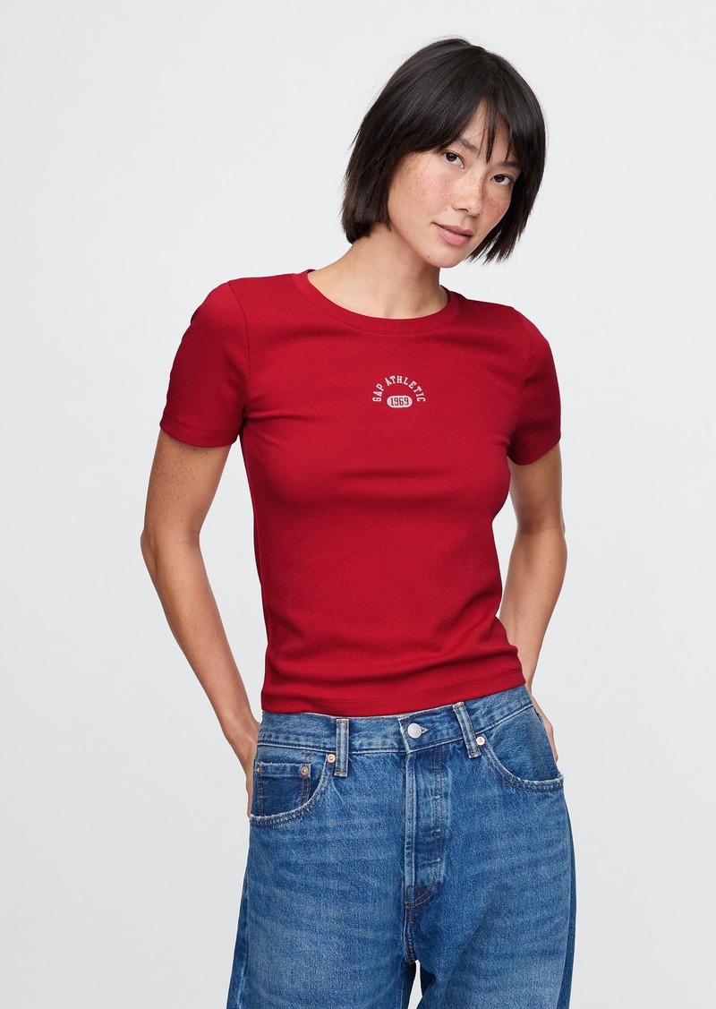 Gap Modern Cropped Logo T-Shirt