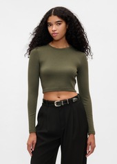 Gap Modern Rib Cropped T-Shirt