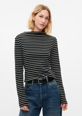 Gap Modern Rib Funnel-Neck T-Shirt