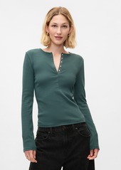 Gap Modern Rib Henley T-Shirt