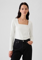 Gap Modern Square-Neck Cropped T-Shirt