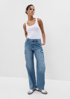 Gap Mid Rise '90s Loose Cargo Jeans