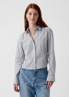 Gap Organic Cotton Fitted Cropped Shirt