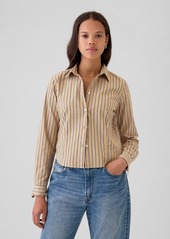 Gap Organic Cotton Cropped Shirt