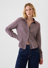 Gap Organic Cotton Cropped Shirt