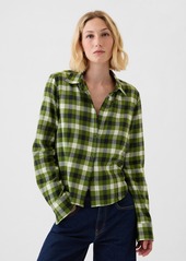 Gap Organic Cotton Cropped Shirt