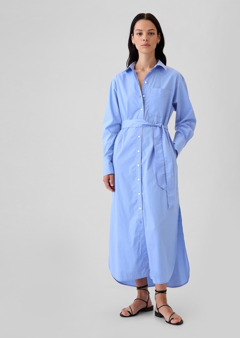 Gap Organic Cotton Maxi Shirtdress