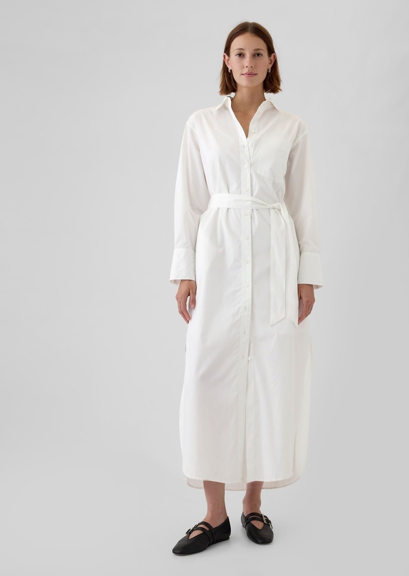 Gap Organic Cotton Maxi Shirtdress