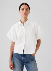 Gap Organic Cotton Puff Sleeve Shirt