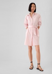 Gap Organic Cotton Oxford Mini Shirtdress