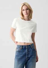 Gap Organic Cotton Vintage Shrunken Cropped T-Shirt