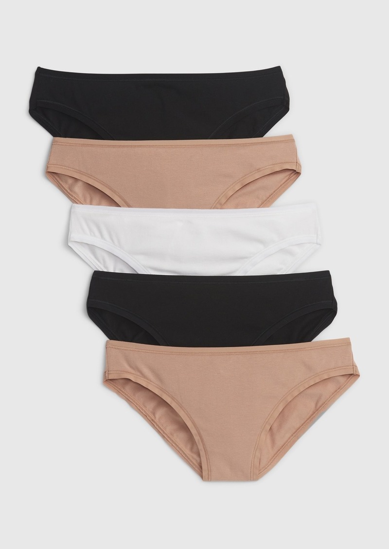 Gap Organic Stretch Cotton Bikini (5-Pack)