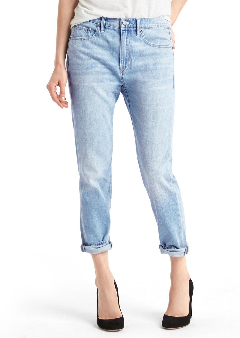 gap pegged boyfriend jeans