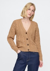 Gap Oversized Cable-Knit Cardigan