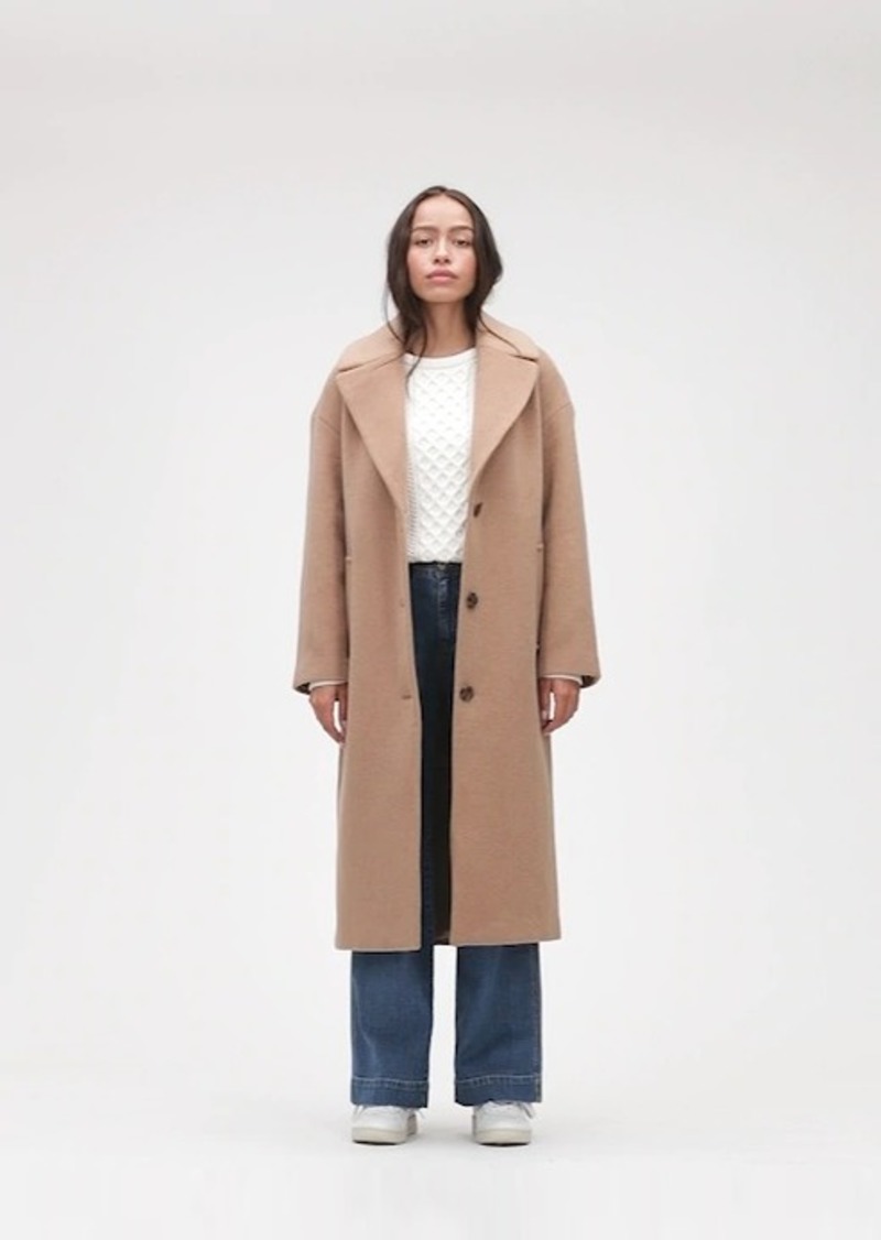 gap wool blend coat