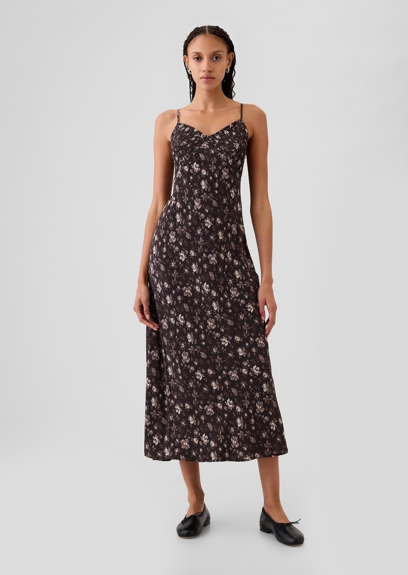 Gap Pintuck Midi Dress