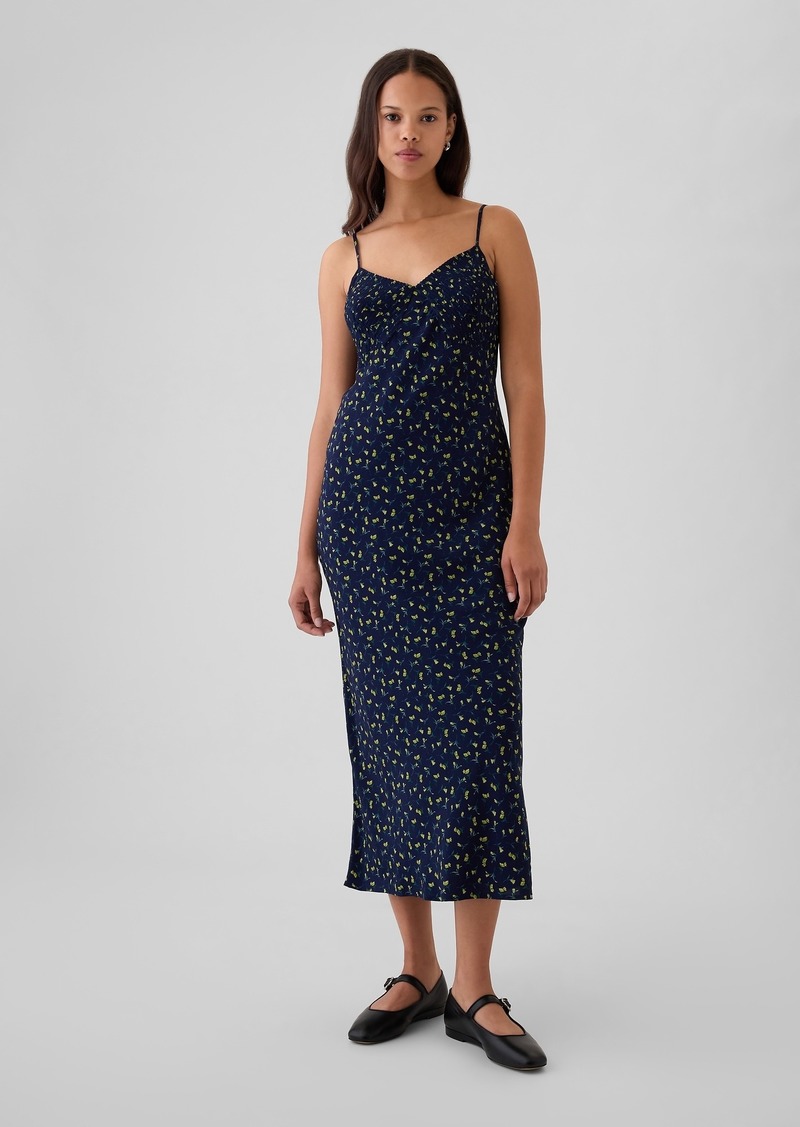 Gap Pintuck Midi Dress