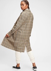 Gap Plaid Wool Coat
