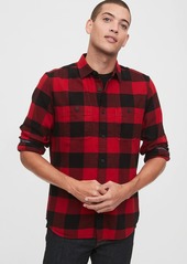Gap Pocket Flannel Shirt in Standard Fit