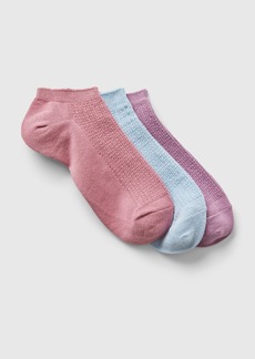 Gap Pointelle Ankle Socks (3-Pack)