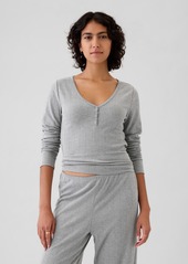 Gap Pointelle Henley PJ Shirt