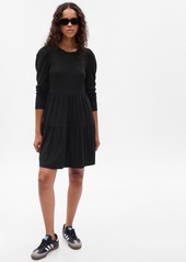 Gap Puff Sleeve Tiered Mini Dress