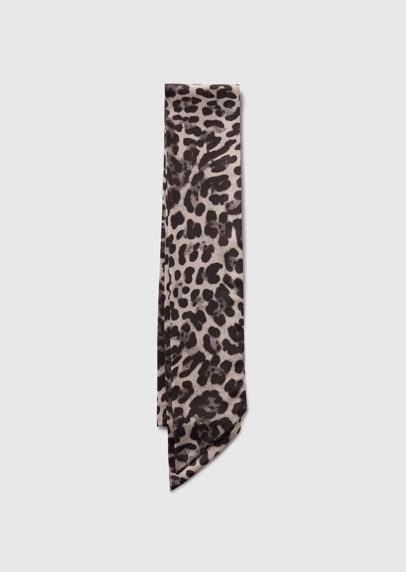 Gap Recycled Satin Leopard Scarf