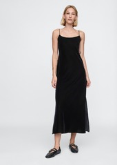 Gap Recycled Velvet Maxi Slip Dress