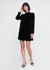 Gap Recycled Velvet Puff Sleeve Mini Dress