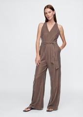 Gap Recycled Velvet V-Neck Jumpsuit